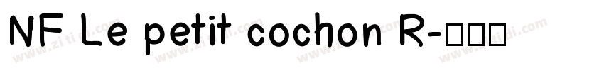 NF Le petit cochon R字体转换